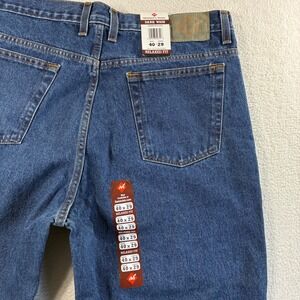 Members Mark Relaxed Fit Jeans Mens 40x29 Blue Premium Cotton Casual Denim NWT